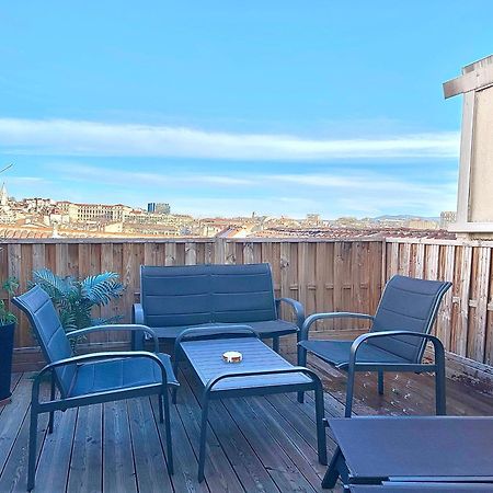 Honore - Rooftop Avec Vue - Appartement T3 Atypique Centre Ville Vieux Port Proche Opera Marseille Exteriér fotografie